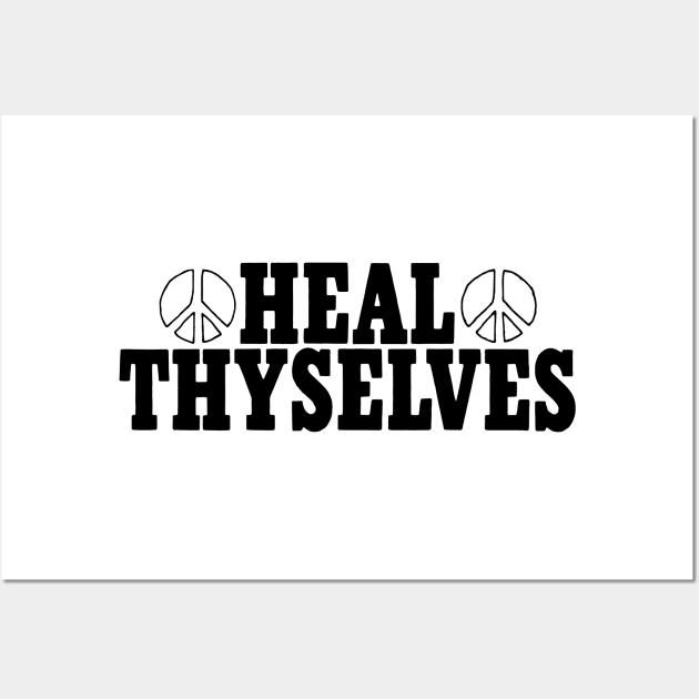 HEAL THYSELVES Wall Art by TheCosmicTradingPost